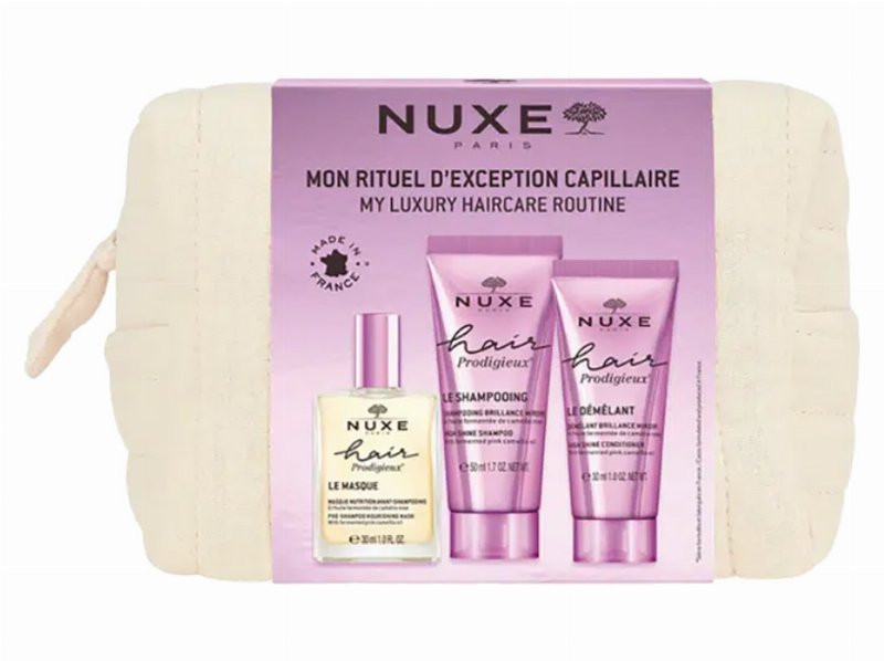 Bolsa Viagem Nuxe Prodigieux Hair 30 ml+30 ml+50 ml