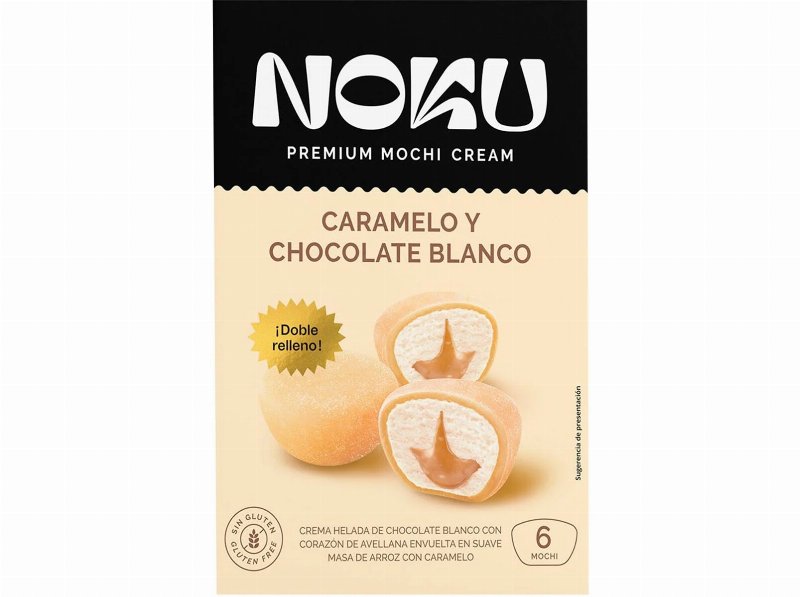 Gelado Mochi Noku Chocolate Blanco 210 g (6Un)