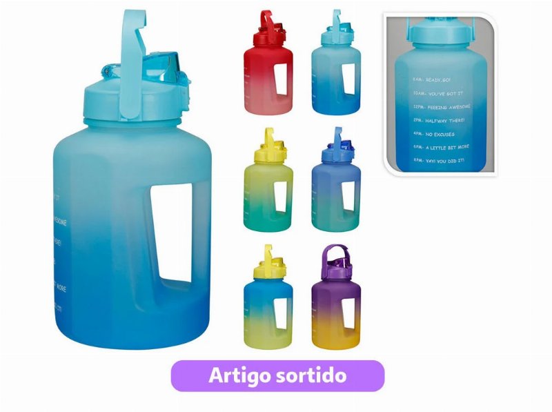 Garrafa 2200 ml Cores Sortidas
