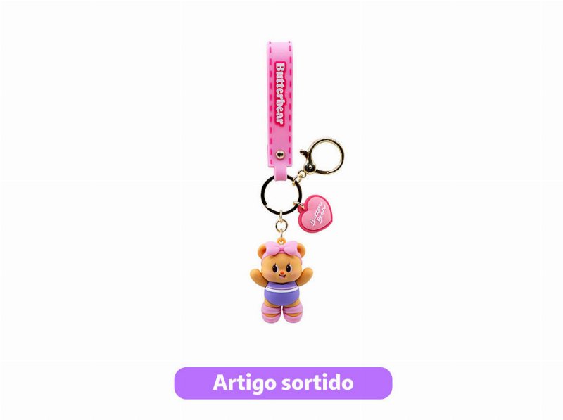 Porta-Chaves Butterbear Everyday 2 Modelos Sortidos