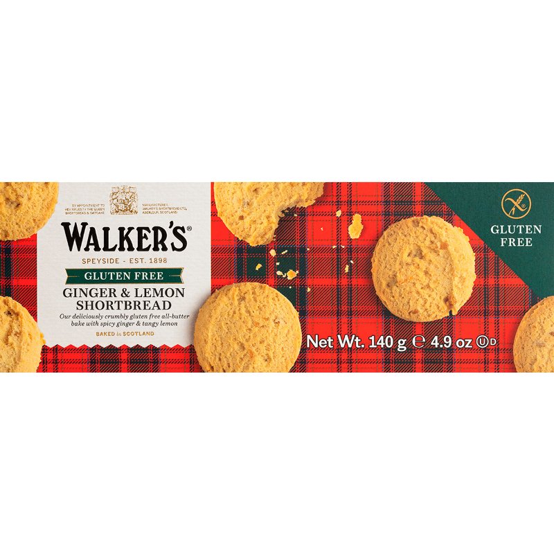 Shortbread Gengibre E Limão Sem Glúten 140 g