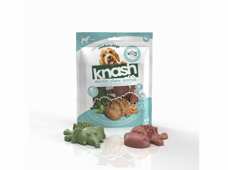 Snack Dental Cão Knash Chew Animals 240 g 4Un