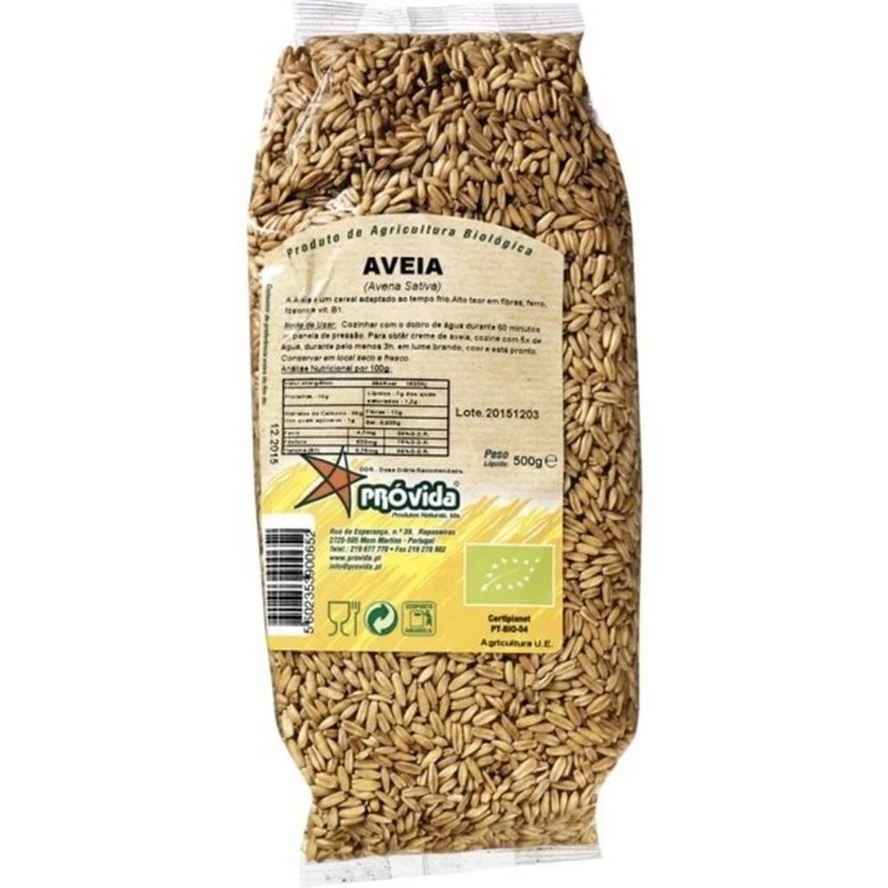 Aveia Em Grão Integral Bio Próvida 500 g