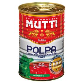 Polpa De Tomate Com Manjericão Mutti 400 gr