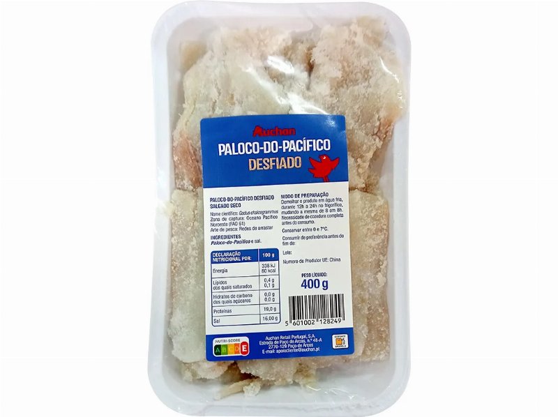Paloco Do Pacifico Auchan Desfiado 400 gr