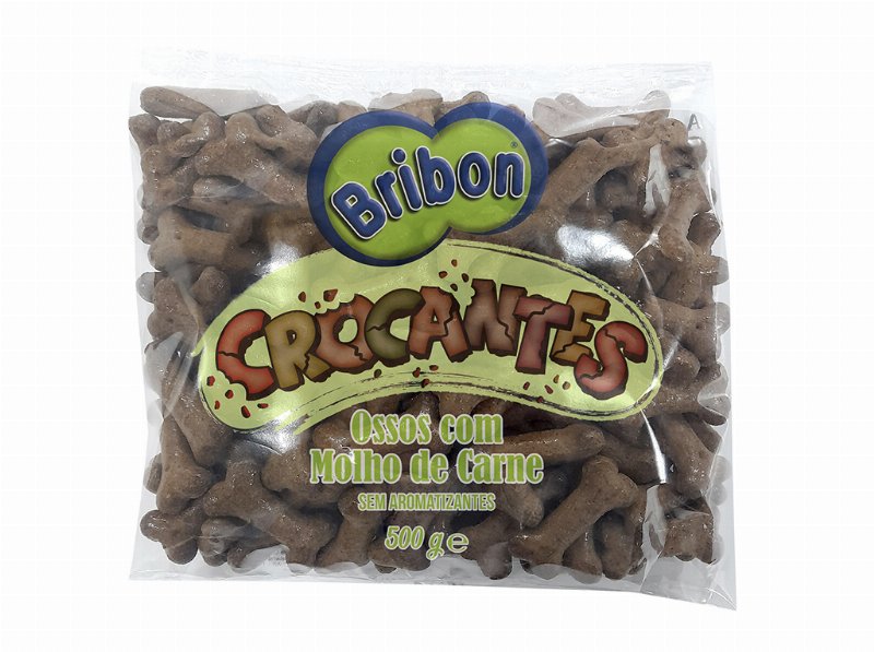 Snacks Cão Bribon Ossos Molho Carne 500 g