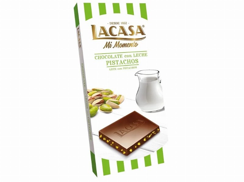 Chocolate Leite Lacasa Pistachio 90 g