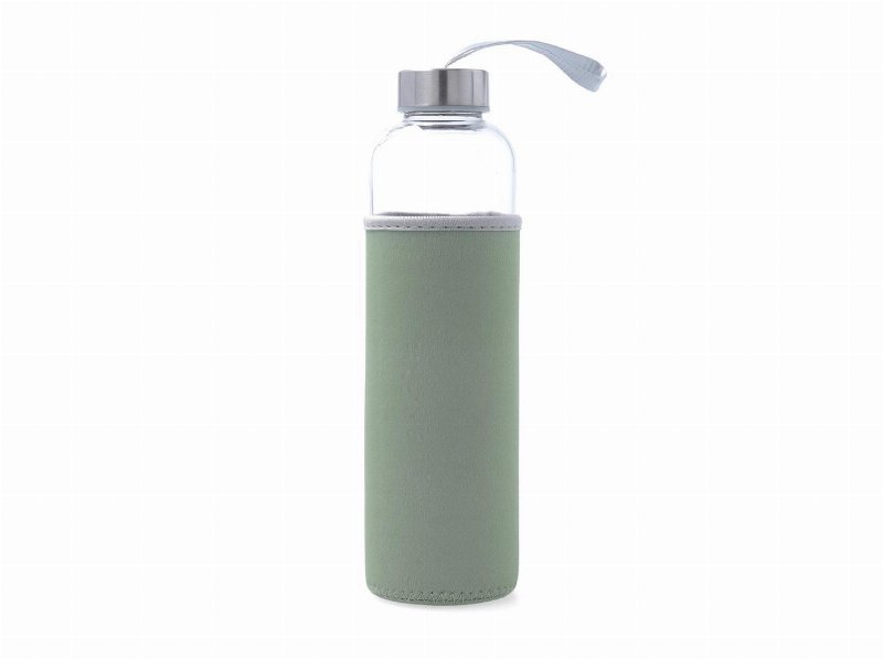 Garrafa Vidro Quid Verde Claro 600 ml