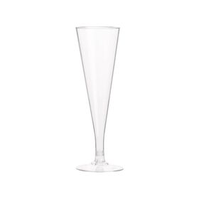 Conjunto De 6 Flutes Plástico 11 cl Transparentes Kasa