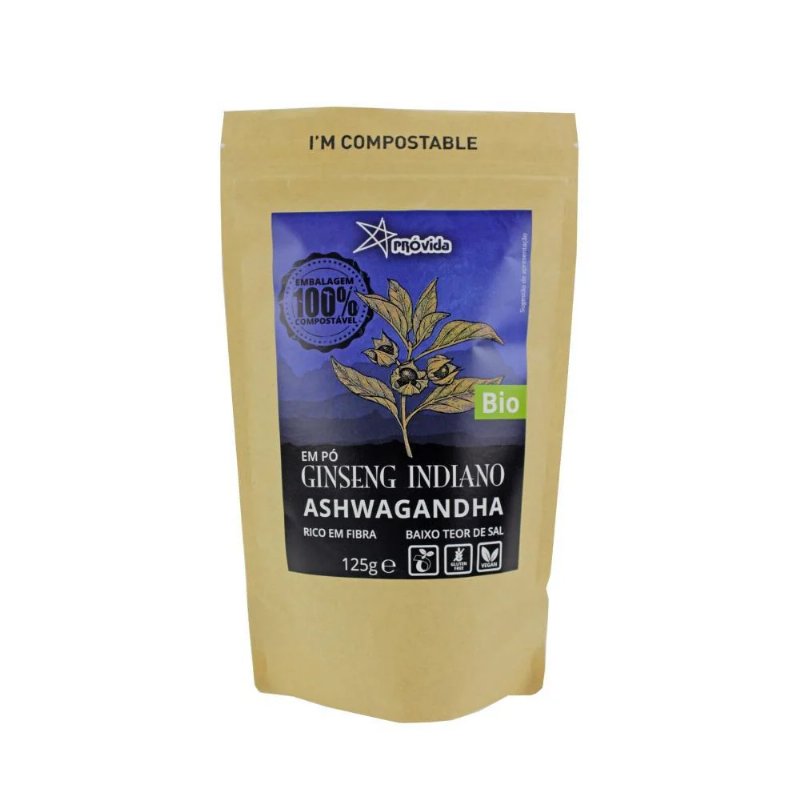 Ashwagandha Em Pó Próvida 125 g