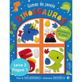Gomas De Janela-Dinossauros E Arco-Íris De Make Believe Ideas