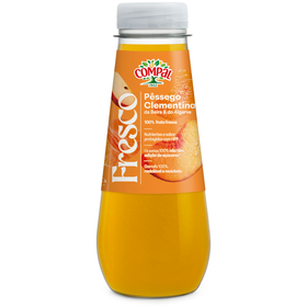 Sumo Pêssego Da Beira E Clementina Do Algarve Compal Fresco 25 cl