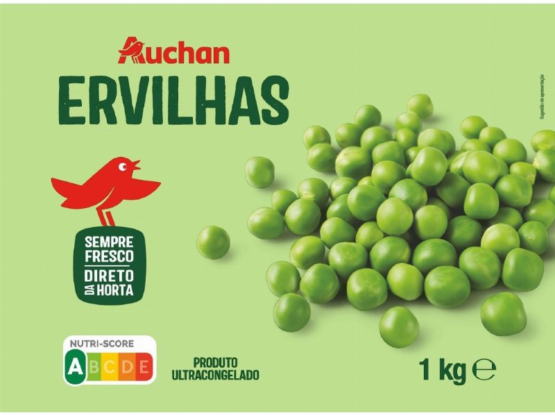 Ervilhas Auchan Ultracongeladas 1 kg