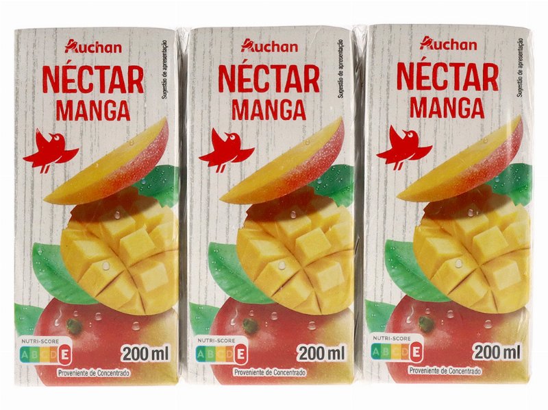 Néctar Auchan Manga 3X200 ml