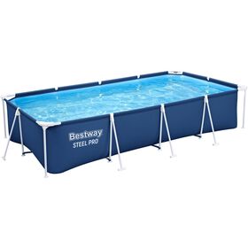 Piscina Retangular Com Bomba 400X211X81Cm Bestway 1 Un