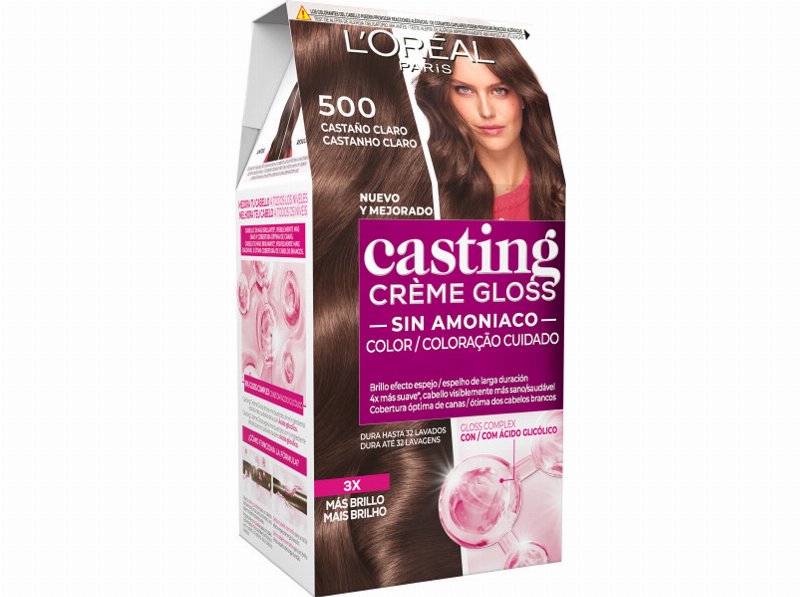 Coloração Casting Temporária Creme Gloss Nº500 Castanho Claro Un