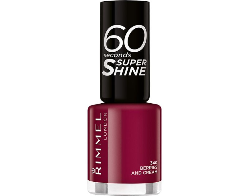 Verniz 60 Seconds 340 Berries & Cream Rimmel Un