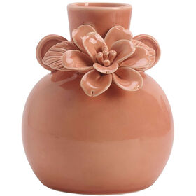 Jarra Com Flores Rosa Kasa