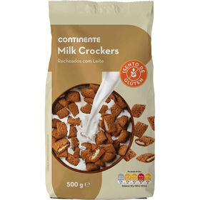 Cereais Milk Crockers Sem Glúten Continente 500 gr
