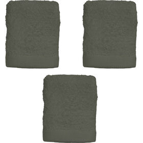 Conjunto De 3 Toalhas Suave 30X30Cm 450 g Verde Kasa