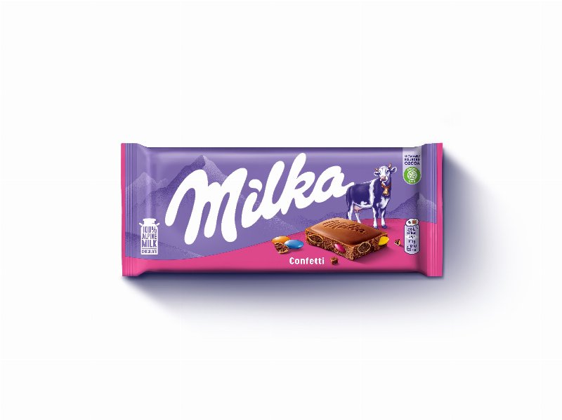 Tablete Chocolate Milka Confetti 90 g