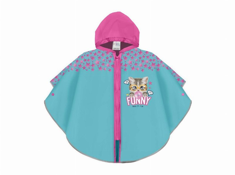 Capa Para Chuva Menina Perletti Com Fecho - 3/6 Anos