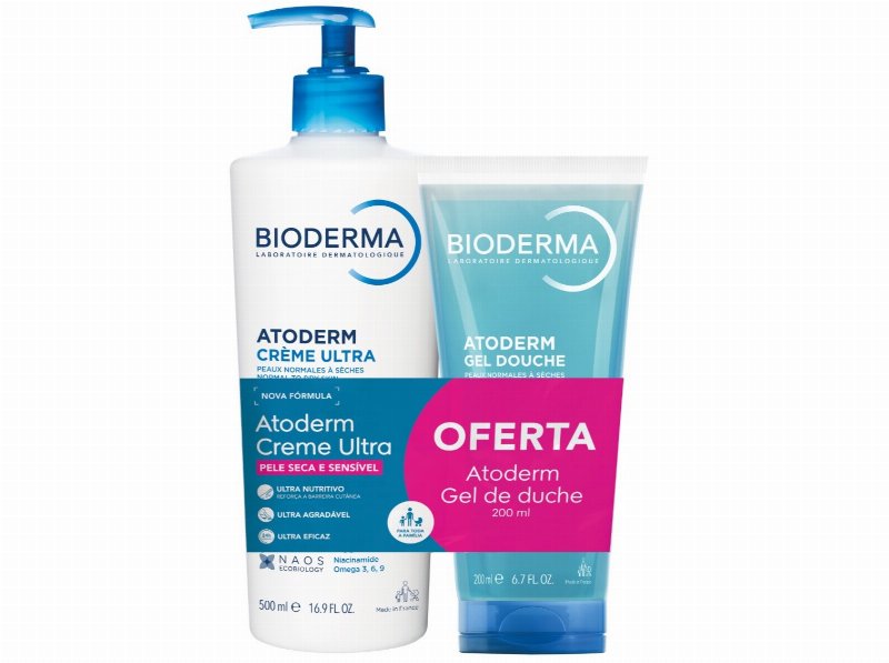 Pack Creme Bioderma Atoderm Ultra 500 ml