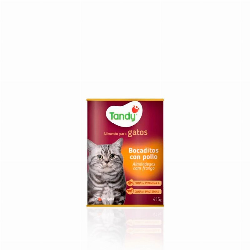 Tandy Alimento Para Gato Frango Lata 415 gr