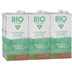 Leite Meio Gordo Bio Prado Verde 6 X 1 Lt
