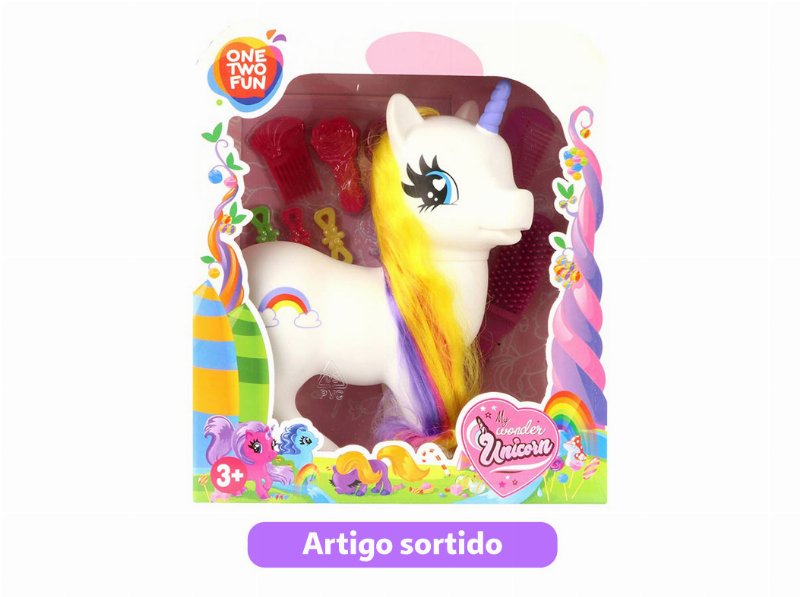 O Meu Unicórnio Com Acessórios One Two Fun Modelos Sortidos