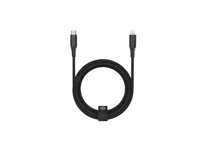 Cabo Usbc To 8Pin Qilive 600183183 Resist. Preto 1.5M
