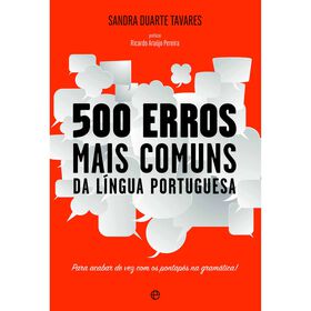 500 Erros Mais Comuns Da Língua Portuguesa De Sandra Duarte Tavares
