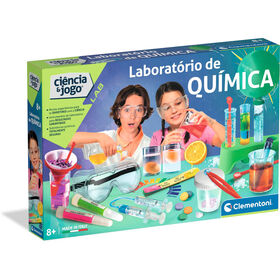 Clementoni - Kit Ciência & Jogo Laboratório De Química