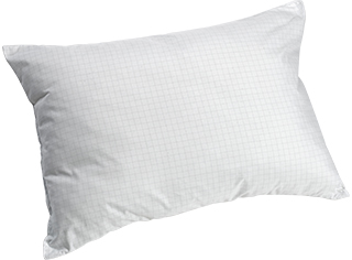 Almofada Antibactériana Antistática 98%Poliéster 2%Carbono Interior Poliéster 50X70Cm