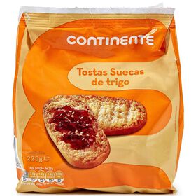 Tostas De Trigo Suecas Continente 225 gr