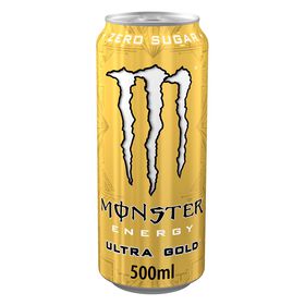 Bebida Energética Ultra Gold Sem Açúcar Monster 50 cl