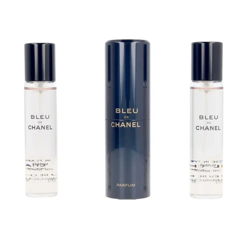 Chanel Bleu Eau De Parfum Vaporizador Twist & Spray Refillable 3 X 20 ml