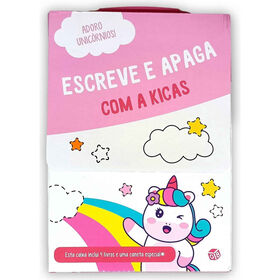 Adoro Unicórnios! - Escreve E Apaga Com A Kicas