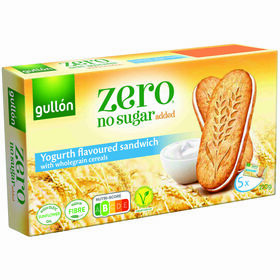 Bolachas Diet Natur Com Recheio De Iogurte Gullón 220 gr (5 Un)