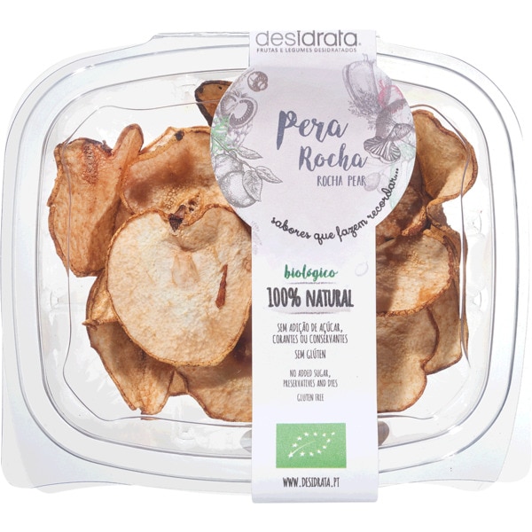 Pera Rocha Desidratada Sem Glúten Biológica 40 g