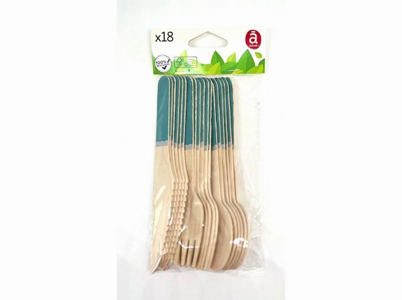 Conj.talheres Actuel Little Star Azu 18Pc