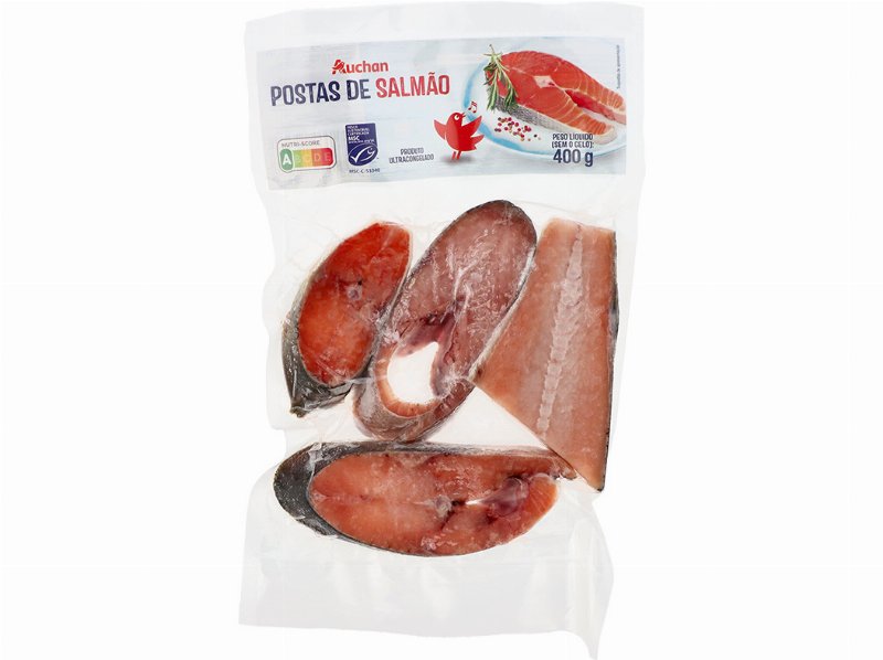 Posta De Salmão Auchan Selvagem Msc Ultracongelado 400 g
