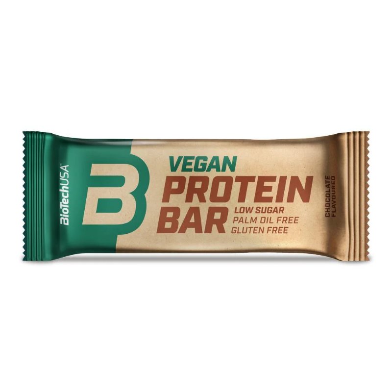 Vegan Protein Bar Chocolate Biotech Usa 50 g