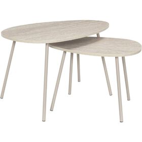 Conjunto De 2 Mesas De Apoio Terra Nova