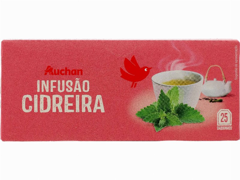 Infusão Auchan Cidreira 25 Saq