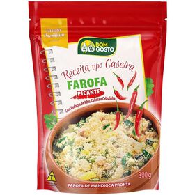 Farofa De Mandioca Picante Bom Gosto 300 gr
