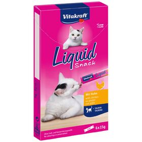 Snack Líquido De Frango + Taurina Para Gato Vitakraft 1 Un