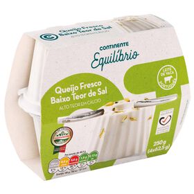 Queijo Fresco Longa Duração Baixo Teor De Sal Continente Equilíbrio