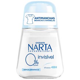 Desodorizante Roll On Invisible Sem Álcool Garnier Narta 50 ml