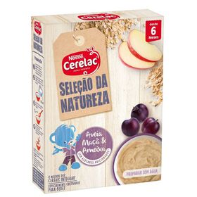 Papa Infantil Láctea Aveia, Maçã E Ameixa Seleção Da Natureza +6M Cerelac 240 gr